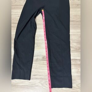 Tory Burch Black Garment with Orange Logo women's pants Black size Xl